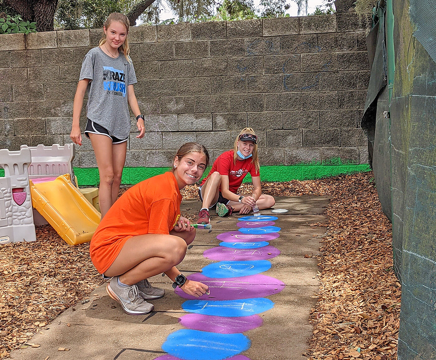 Heart to Home Mission 2021 youth from St. Stephen and Nativity Parishes join forces to help their local community.